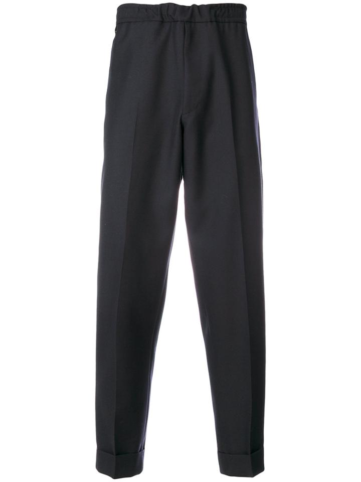 Pt01 Star Detail Trousers - Blue