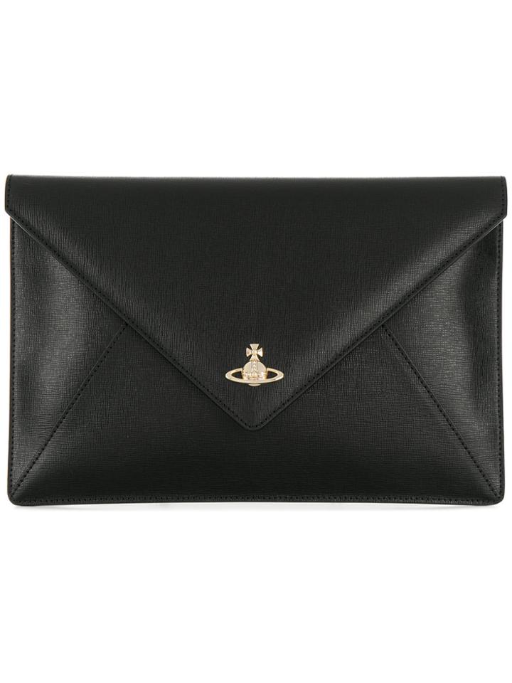 Vivienne Westwood Envelope Clutch Bag - Black