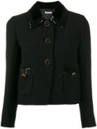 Miu Miu Sequin Embellished Jacket - Black