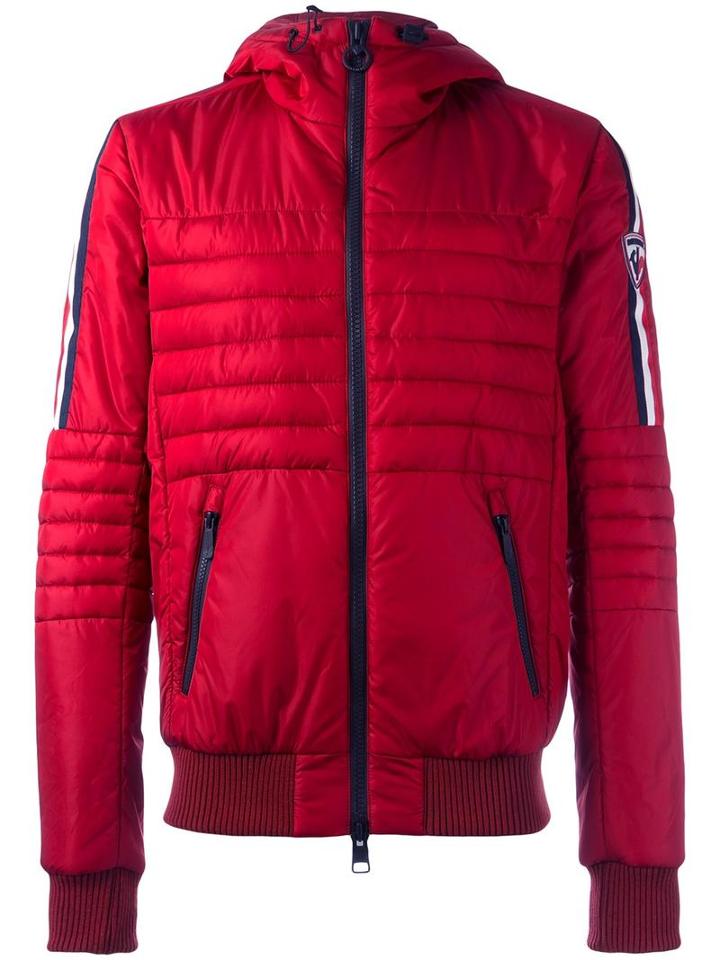 Rossignol Zip Up Padded Jacket, Men's, Size: Small, Red, Polyamide/polyester