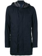 Weber + Weber - Safari Pockets Hooded Jacket - Men - Cotton/linen/flax/polyamide/tencel - 56, Blue, Cotton/linen/flax/polyamide/tencel