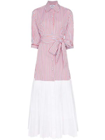 Evi Grintela Carmen Striped Maxi-dress - Blue