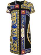 Versace Baroque Print Dress - Black