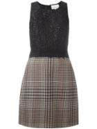 3.1 Phillip Lim Floral Cloqué Dress, Women's, Size: 6, Black, Polyester/polyamide/silk/viscose