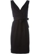 Twin-set V-neck Belted Dress