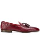 Fabi Tassel Detail Loafers - Red