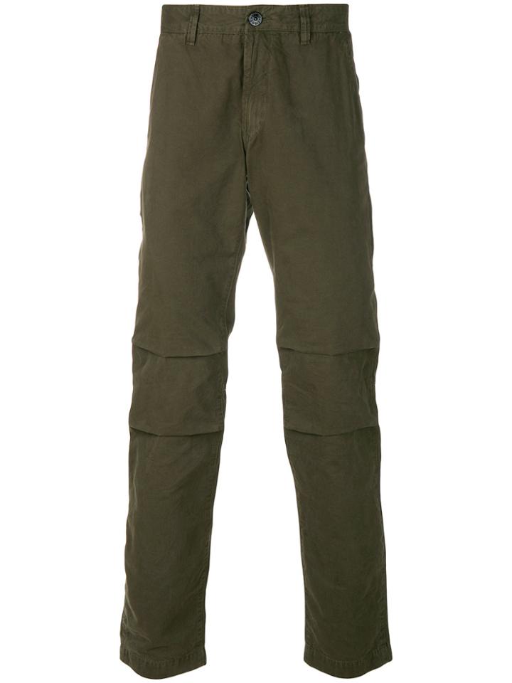 Stone Island Articulated Knee Chino Trousers - Green