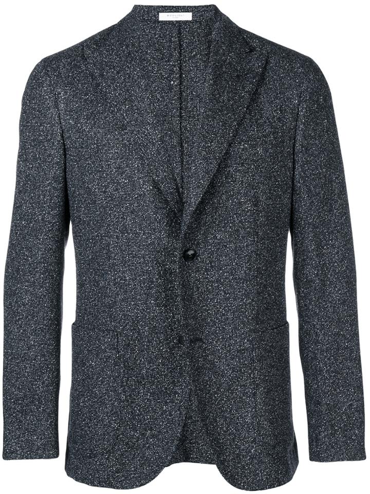 Boglioli Glitter Melange Blazer - Blue