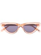 Chimi Peach Cat Eye Sunglasses - Brown