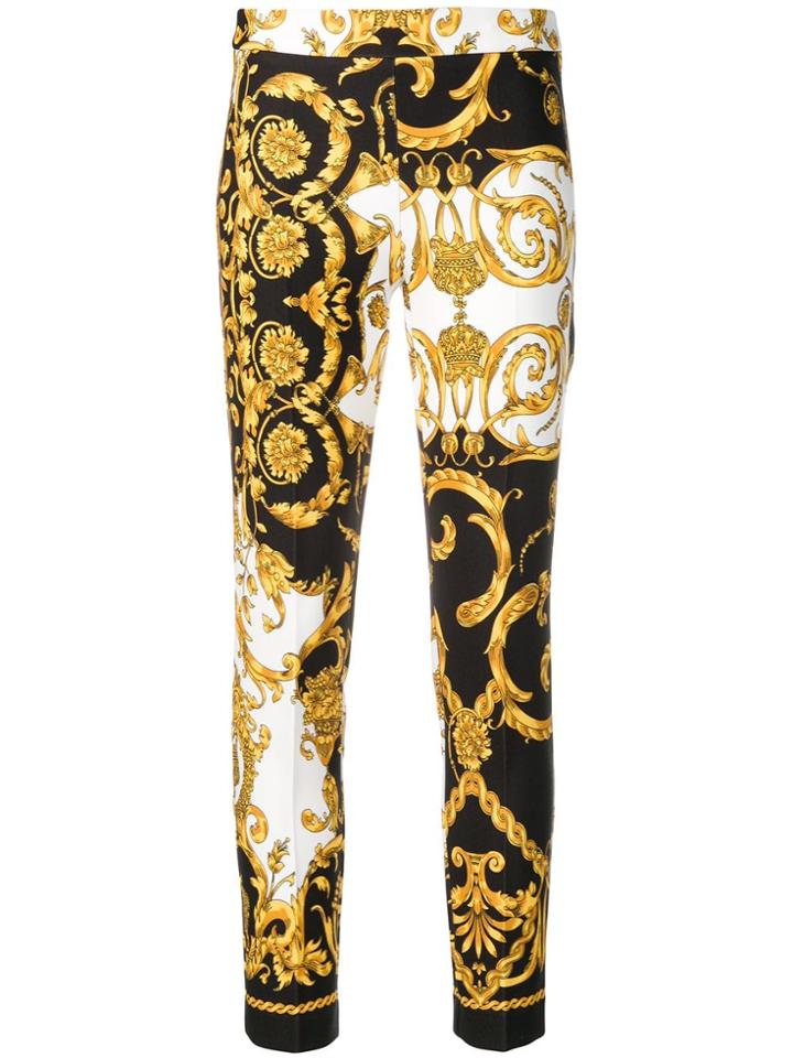 P.a.r.o.s.h. Cropped Skinny Trousers - Black