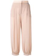 Fendi Cropped Trousers - Nude & Neutrals
