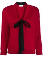 Red Valentino Bow Detailed Jumper