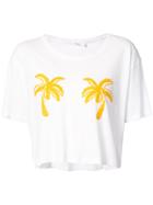 A.l.c. Palm-tree Print T-shirt - White