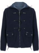 Bark Reversible Knitted Jacket - Blue