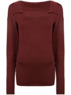 Jacquemus Praio Loose-fitted Sweater - Red