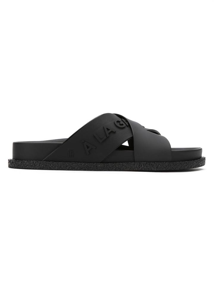 À La Garçonne Energy X Melissa Slides - Black