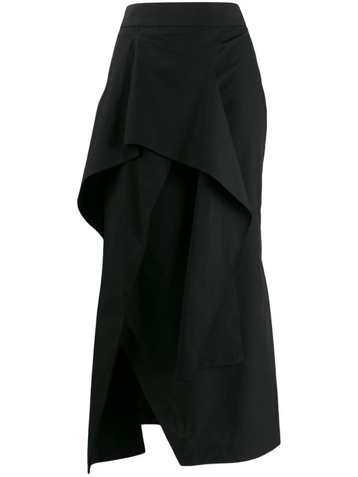 Chalayan Asymmetrical Skirt - Black