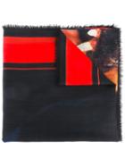 Givenchy Rottweiler Print Scarf, Black, Silk/cashmere/virgin Wool