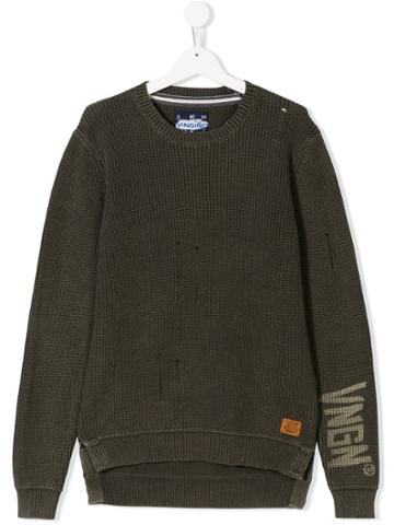 Vingino Teen Distressed Jumper - Green