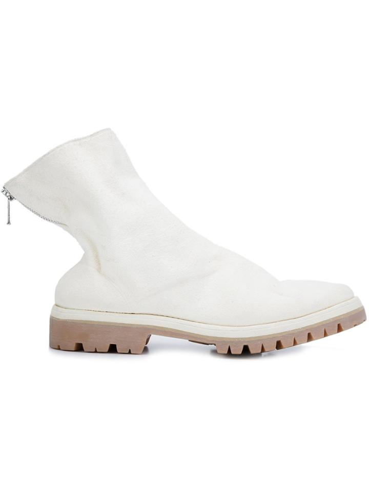 Guidi 'stagreverse' Boots - White