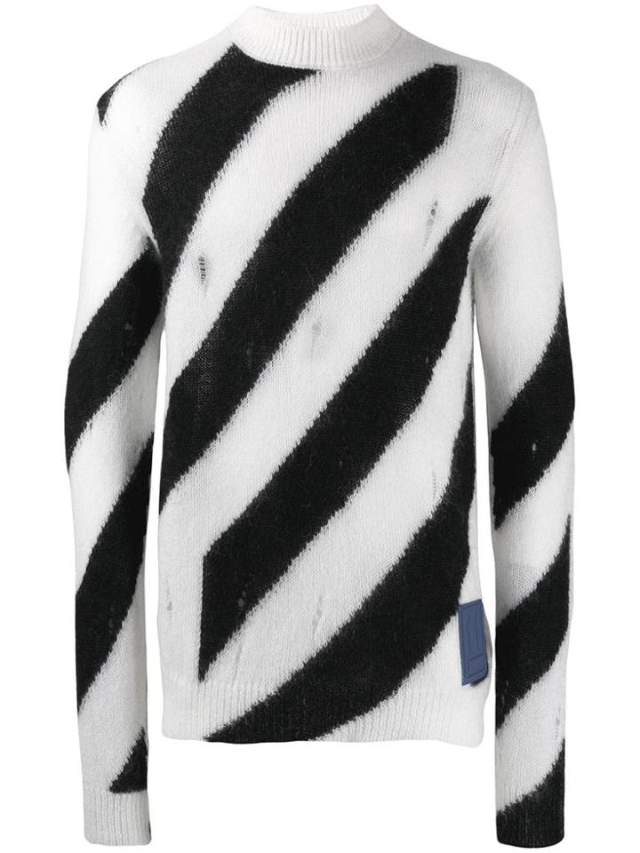 Off-white Diagonal Sweater