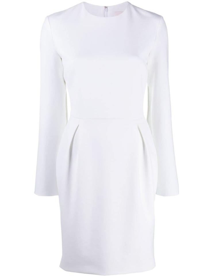 Genny Fitted Mini Dress - White
