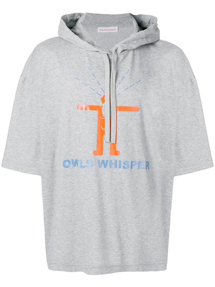 Walter Van Beirendonck Hooded Sweatshirt - Grey