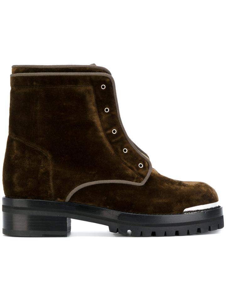 Alexander Mcqueen Biker Boots - Green