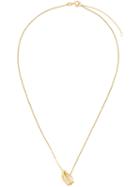 Wouters & Hendrix Gold 18kt Yellow Gold 'crow's Claw' Rutilated Quartz Necklace