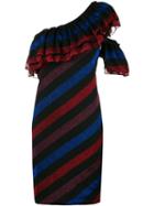 Diesel Striped Dress, Women's, Size: Medium, Black, Cotton/polyester