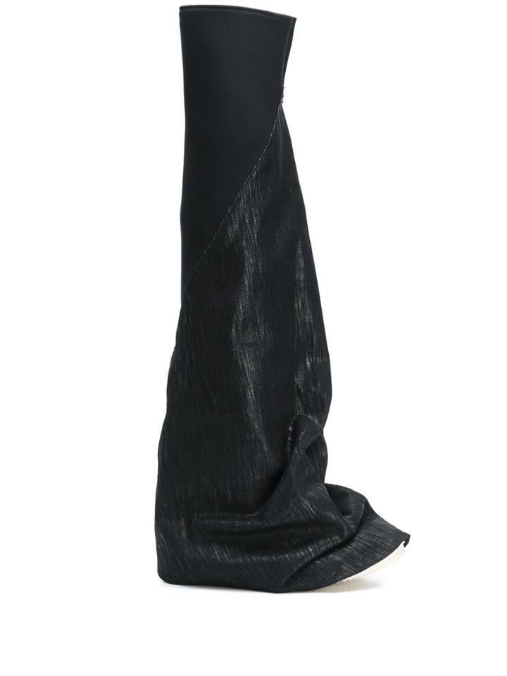 Rick Owens Drkshdw Wrapped Knee-high Boots - Black