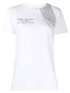Circus Hotel Crystal Embellished T-shirt - White