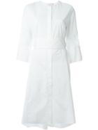 3.1 Phillip Lim Belted Dress, Women's, Size: 4, White, Cotton