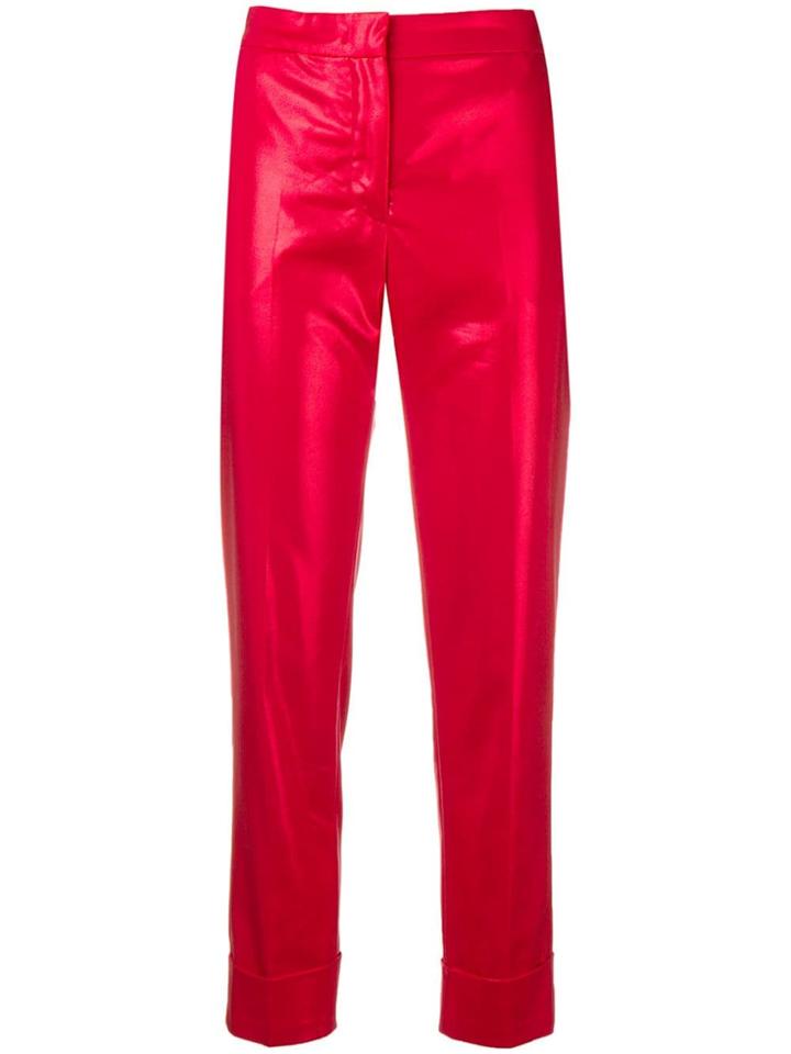 Pt01 Turn Up Trousers - Red
