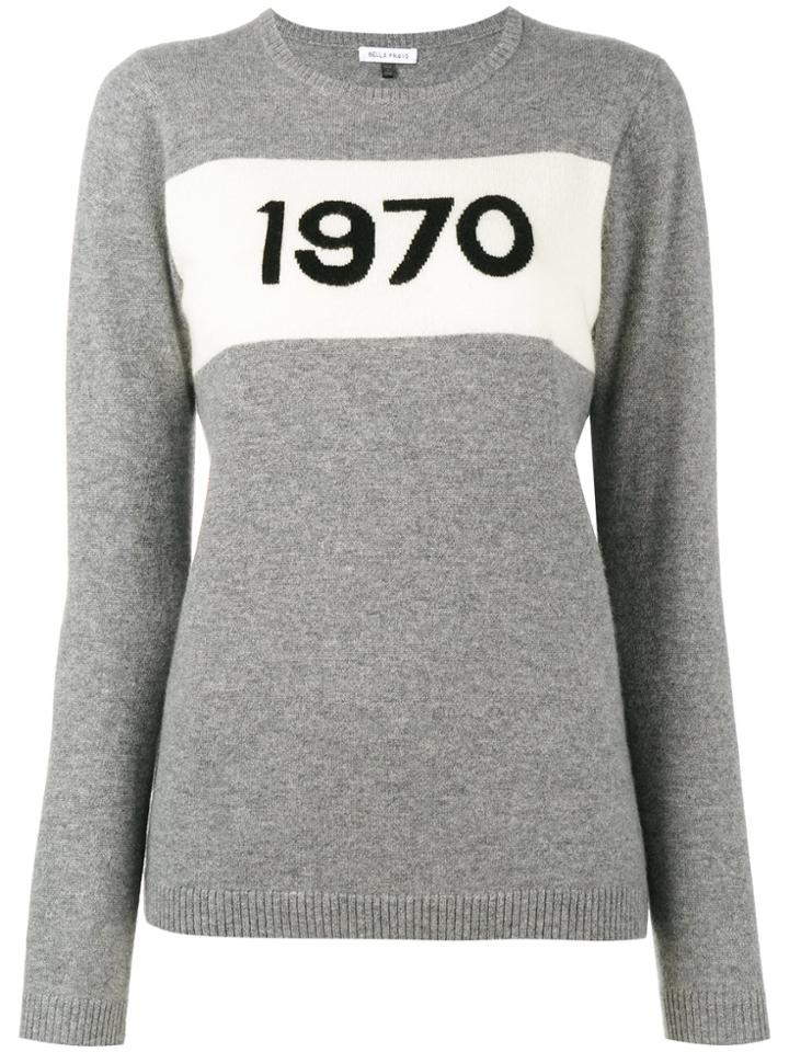 Bella Freud Cashmere Grey Cashmere 1970 Jumper