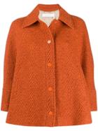 See By Chloé Short Boxy Fit Jacket - Orange