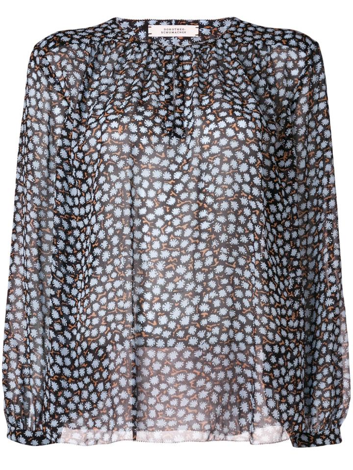 Dorothee Schumacher Floral Blouse - Black