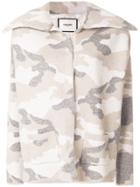Max & Moi Camouflage Printed Jacket - Nude & Neutrals