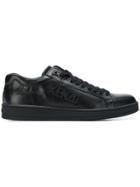 Kenzo Low Top Logo Sneakers - Black