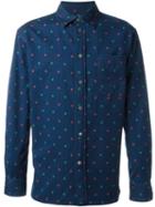 Maison Kitsuné Floral Embroidered Shirt