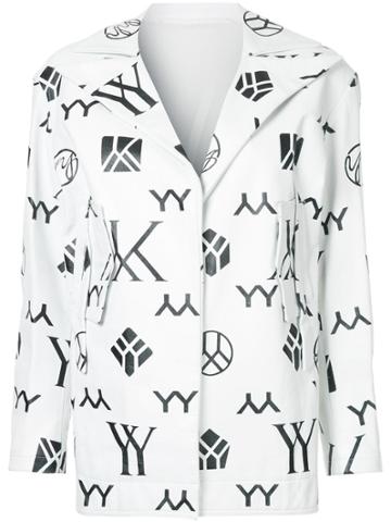 Yohji Yamamoto Yohji Yamamoto Monogram Jacket - White