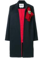Essentiel Antwerp Bow-embellished Coat - Blue