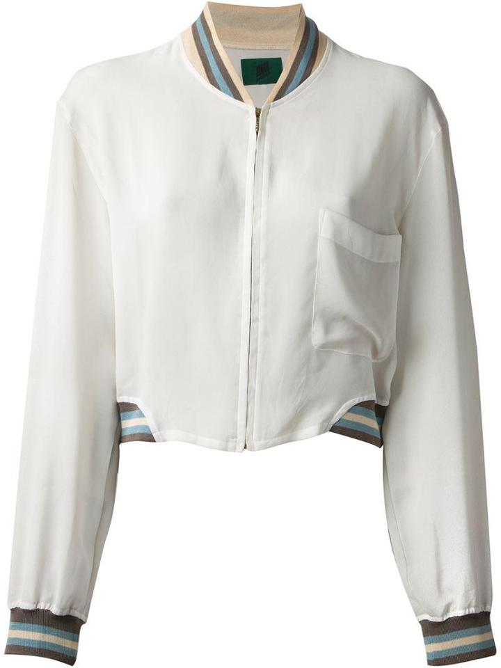 Jean Paul Gaultier Vintage Sheer Bomber Jacket