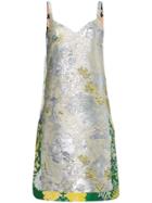 Rochas Metallic Jacquard Dress