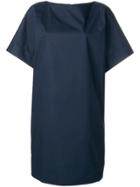 Fay Plain Shift Dress - Blue