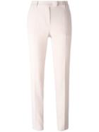 Max Mara - Slim-fit Tailored Trousers - Women - Polyester/triacetate - 40, Nude/neutrals, Polyester/triacetate