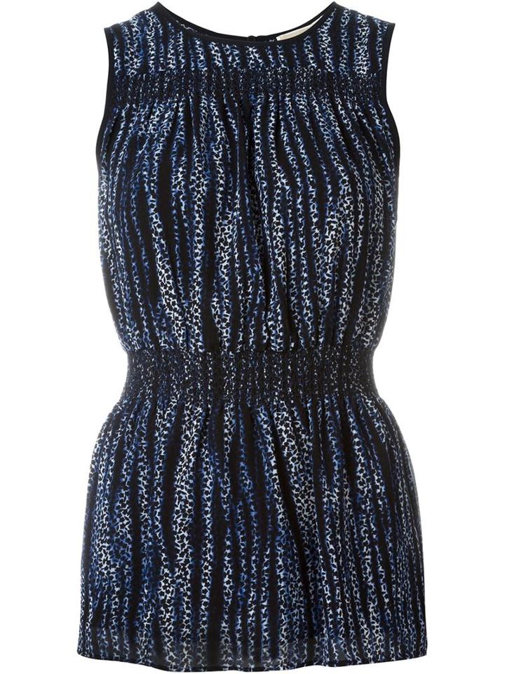Michael Michael Kors Floral Print Peplum Top