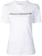 Paco Rabanne Lettering Logo Print T-shirt - White