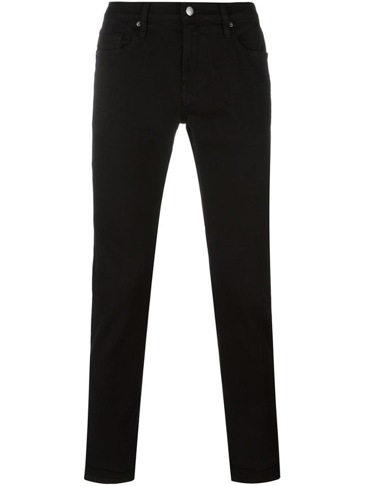 Frame Denim Long Skinny Jeans - Black