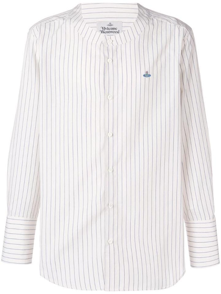 Vivienne Westwood Round Neck Striped Shirt - Neutrals
